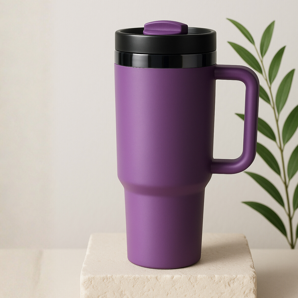 XXL Thermobecher 40 oz – mit Griff & Deckel