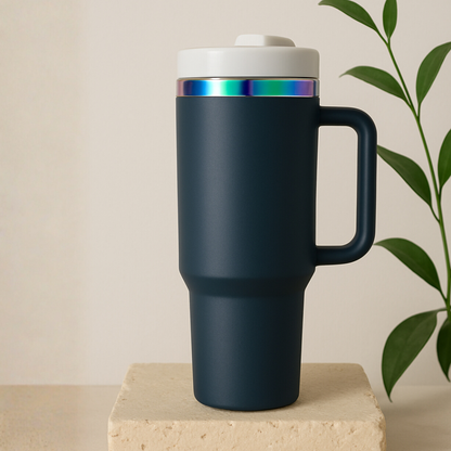 XXL Thermobecher 40 oz – mit Griff & Deckel