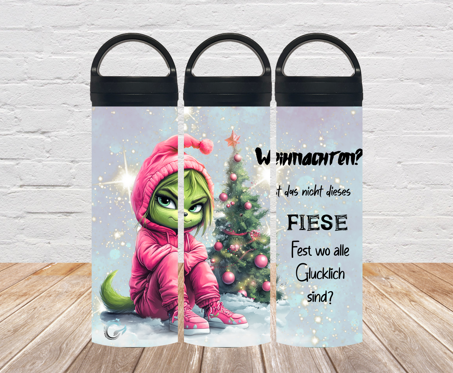 „Fiese Weihnachten“ Thermosflasche