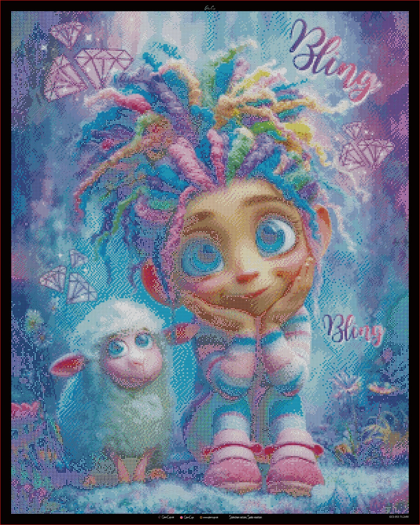 Vorbestellung: Diamond Painting "Community Bild (Snowi)" 70cmx95cm