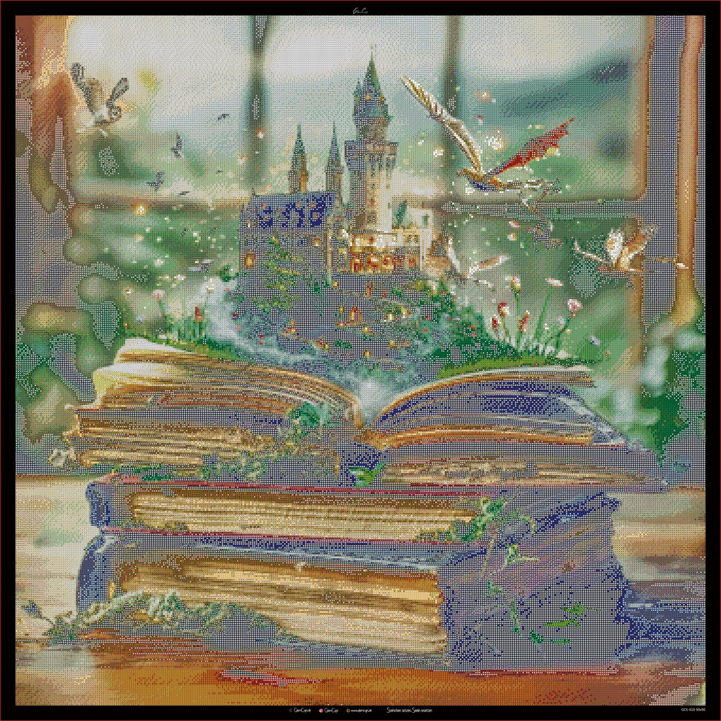 Vorbestellung: Diamond Painting "Magic Books" 90x90cm