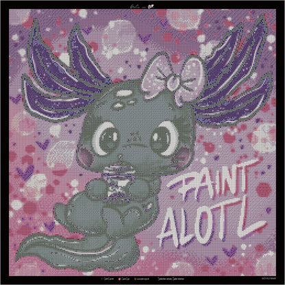 Diamond Painting "Paint Alotl" 60x60cm