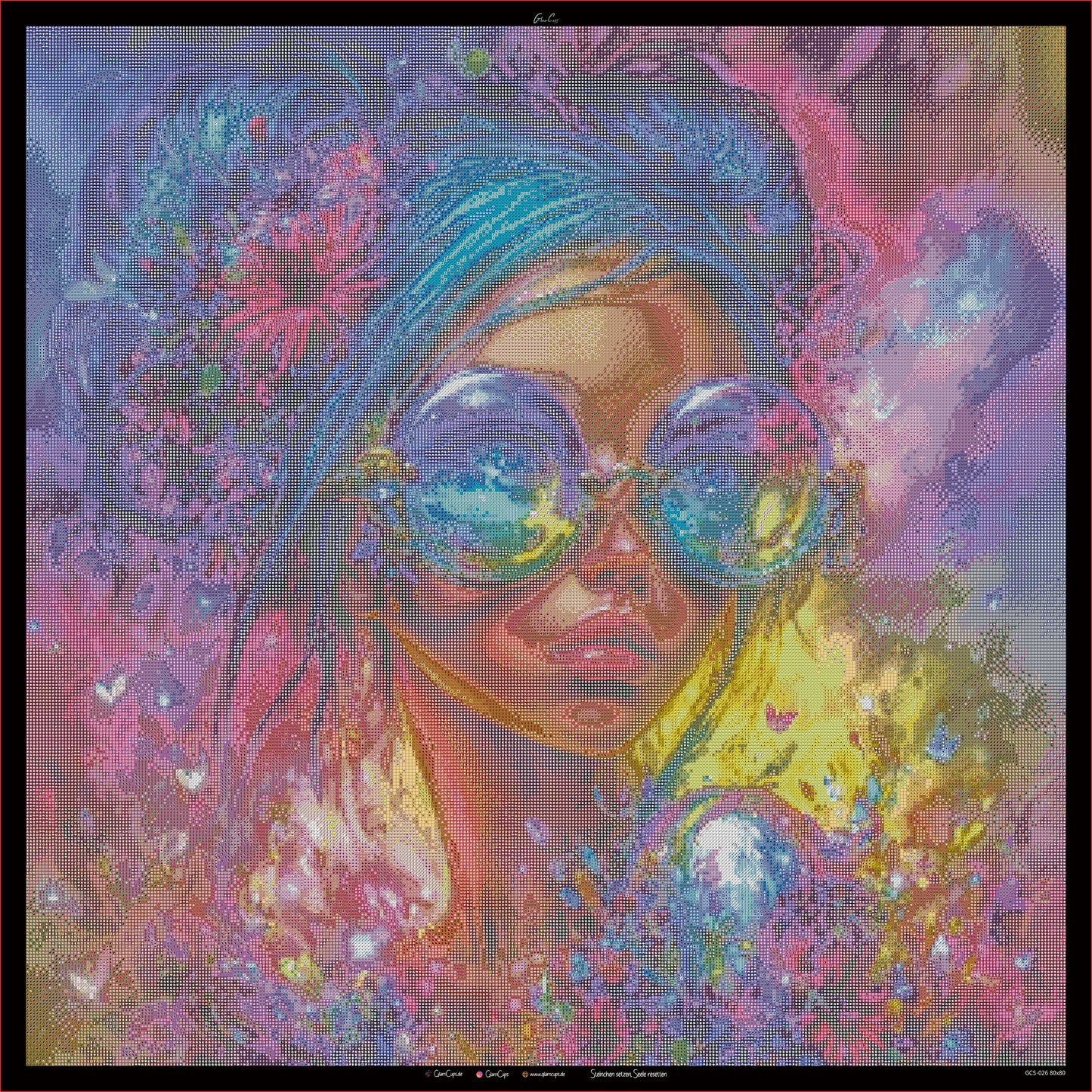 Diamond Painting "AuroraVision" 80x80cm