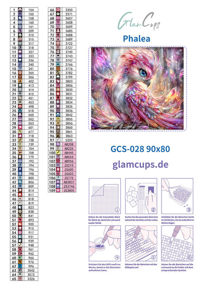 Vorbestellung: Diamond Painting "Phalea" 90x80cm