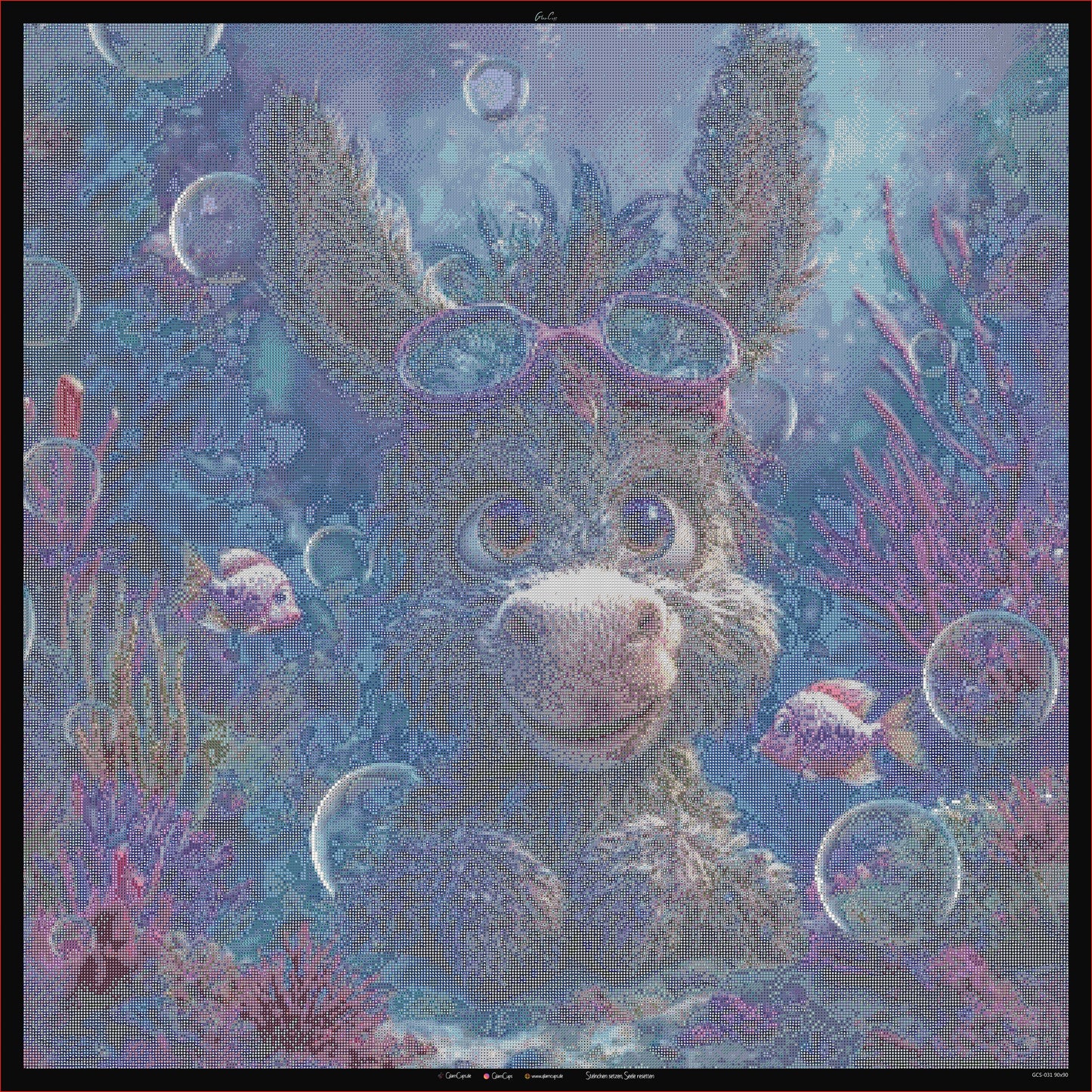 Diamond Painting "EselDiver" 90x90cm