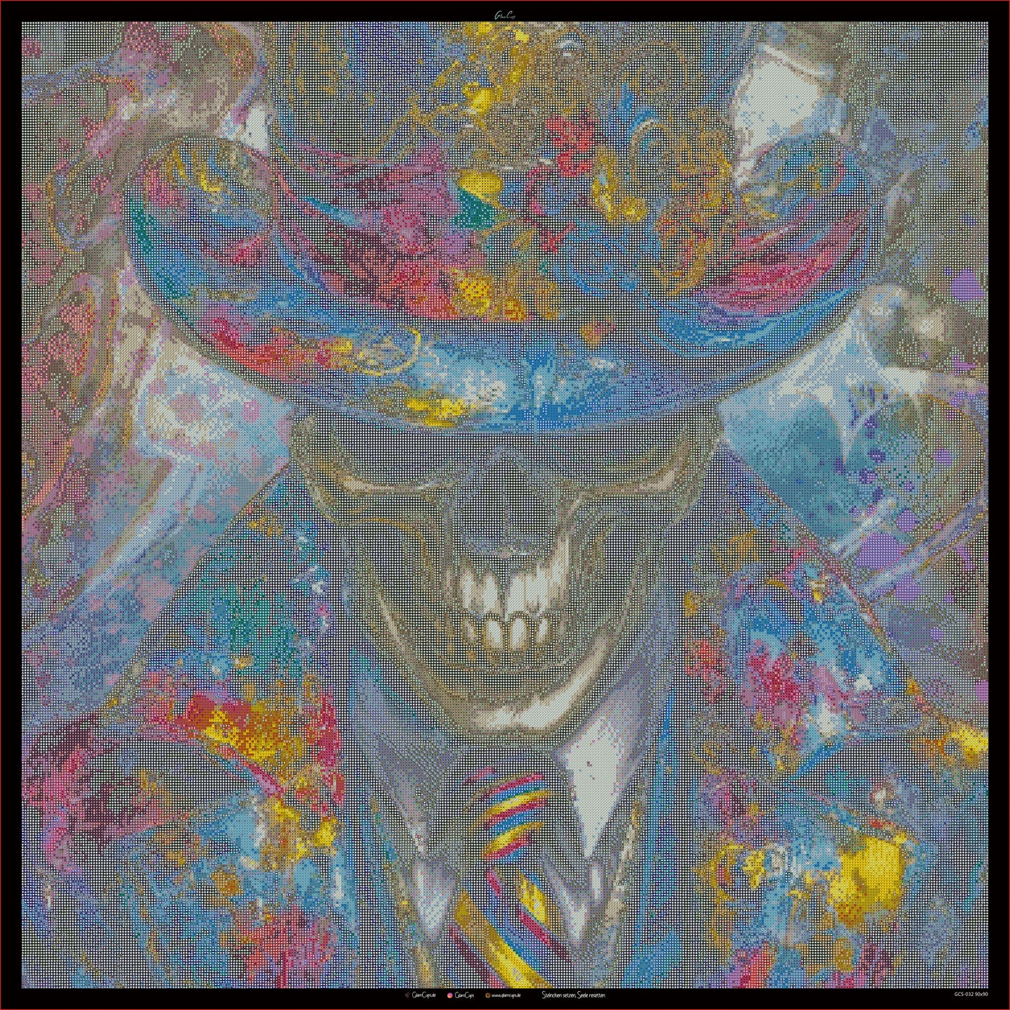 Diamond Painting "Carnival of Bones" 90x90cm