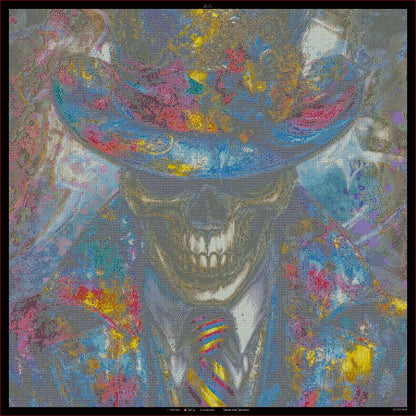 Diamond Painting "Carnival of Bones" 90x90cm