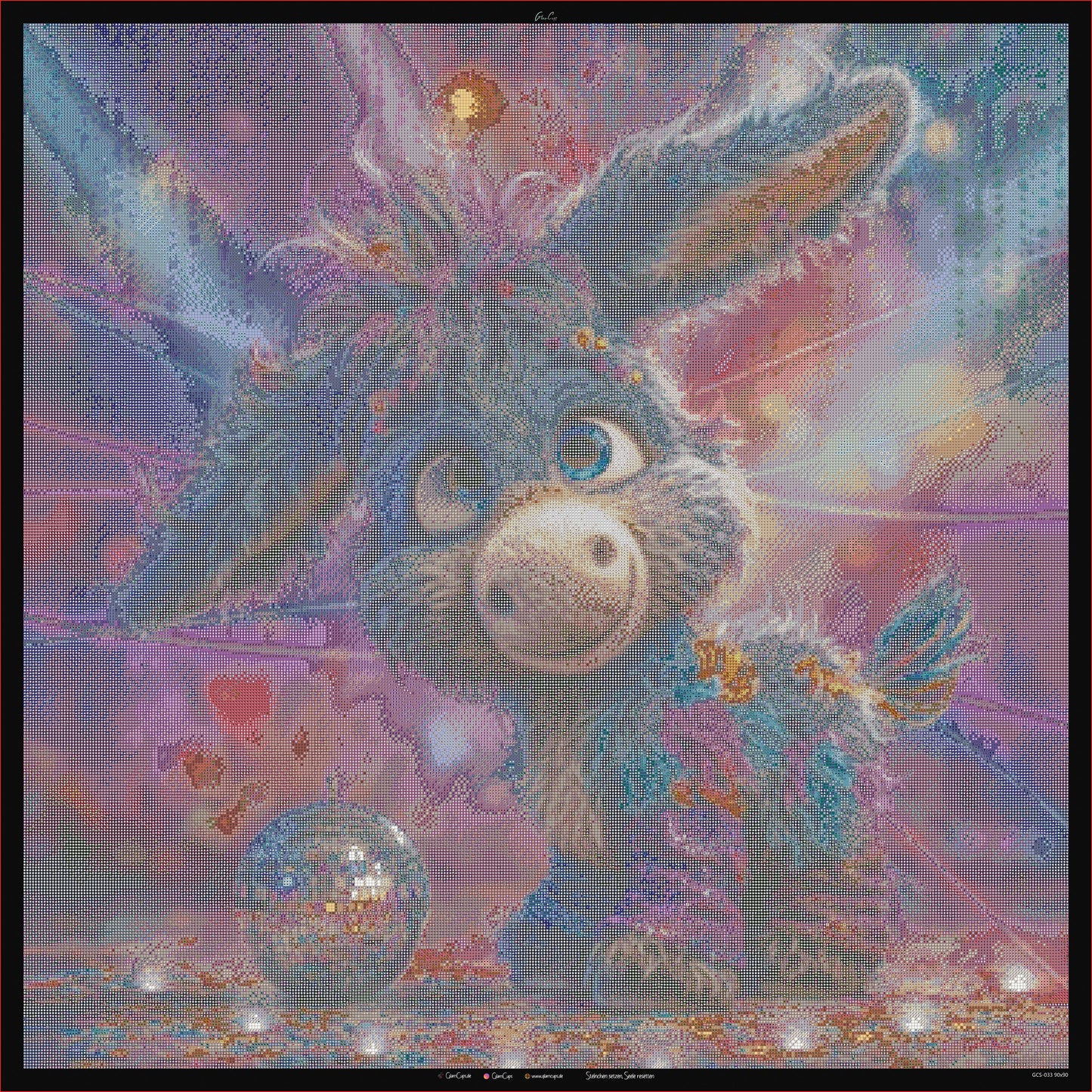 Diamond Painting "EselTronic" 90x90cm