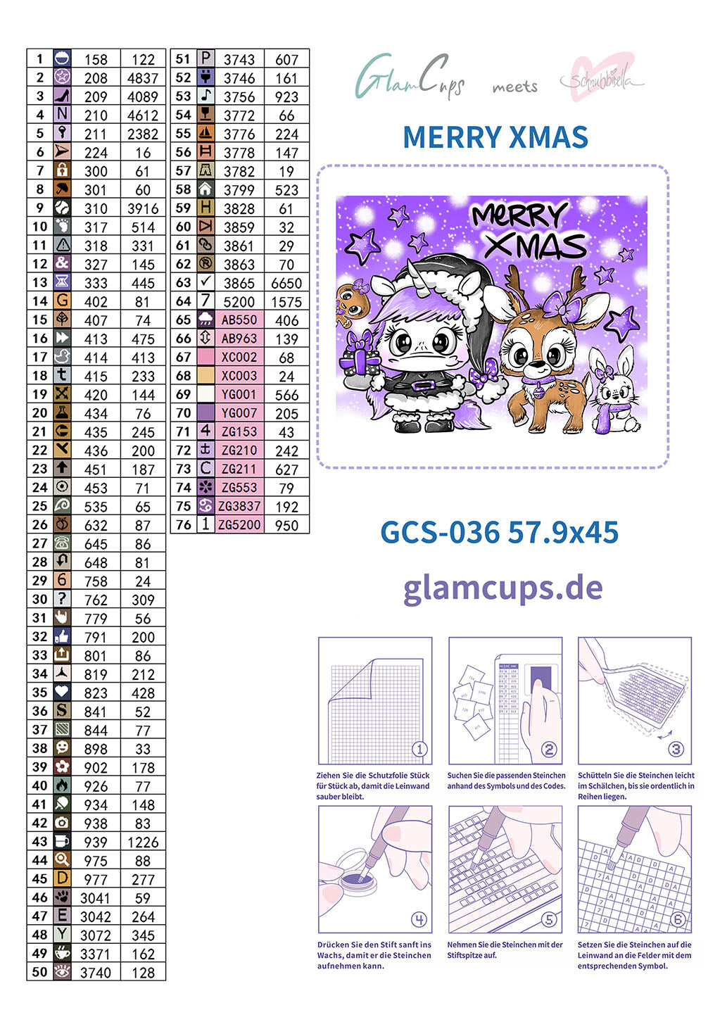 Vorbestellung : Diamond Painting "X-Mas" 45x60cm