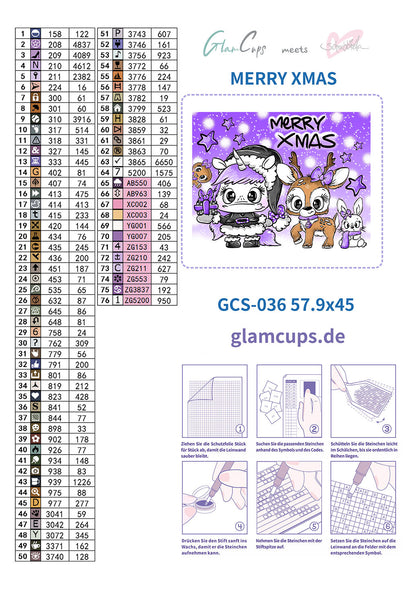 Vorbestellung : Diamond Painting "X-Mas" 45x60cm