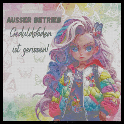 Vorbestellung: Diamond Painting "Außer Betrieb - by Trible-C-Design" 80x80cm