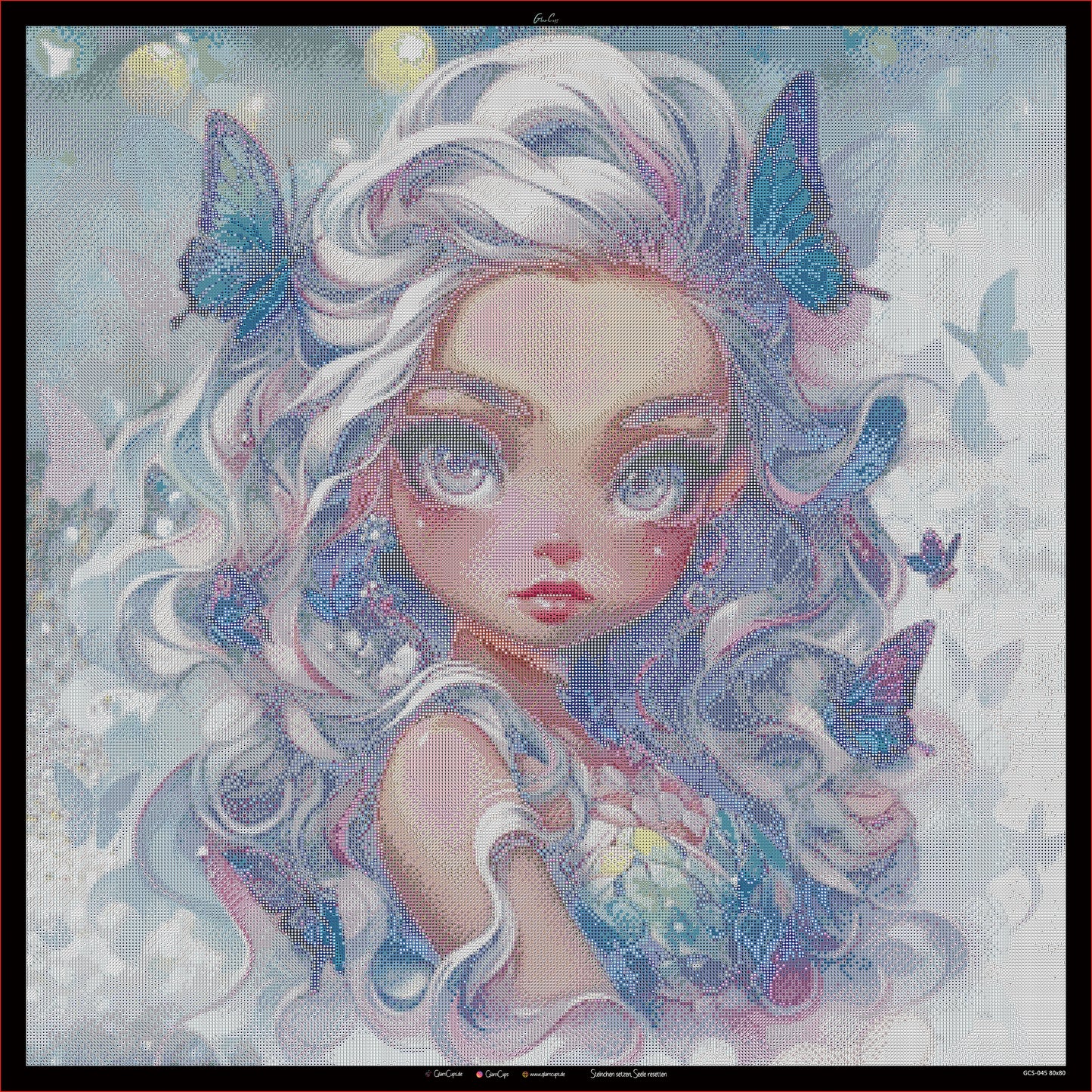 Vorbestellung: Diamond Painting "Crystal Butterfly - by Trible-C-Design" 80x80cm