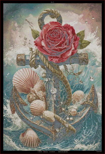 Diamond Painting "Halt und Hoffnung by LEXXA" 60x90cm