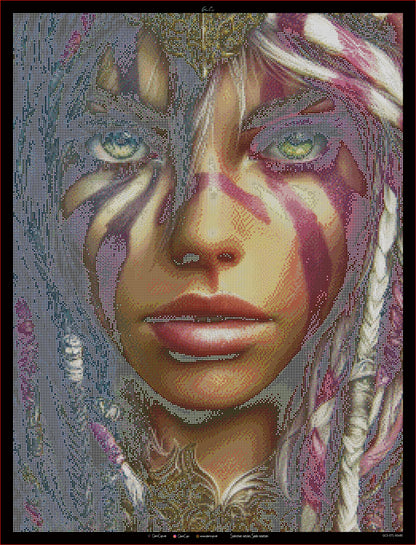 Diamond Painting "Midnight Ava" 60x80cm
