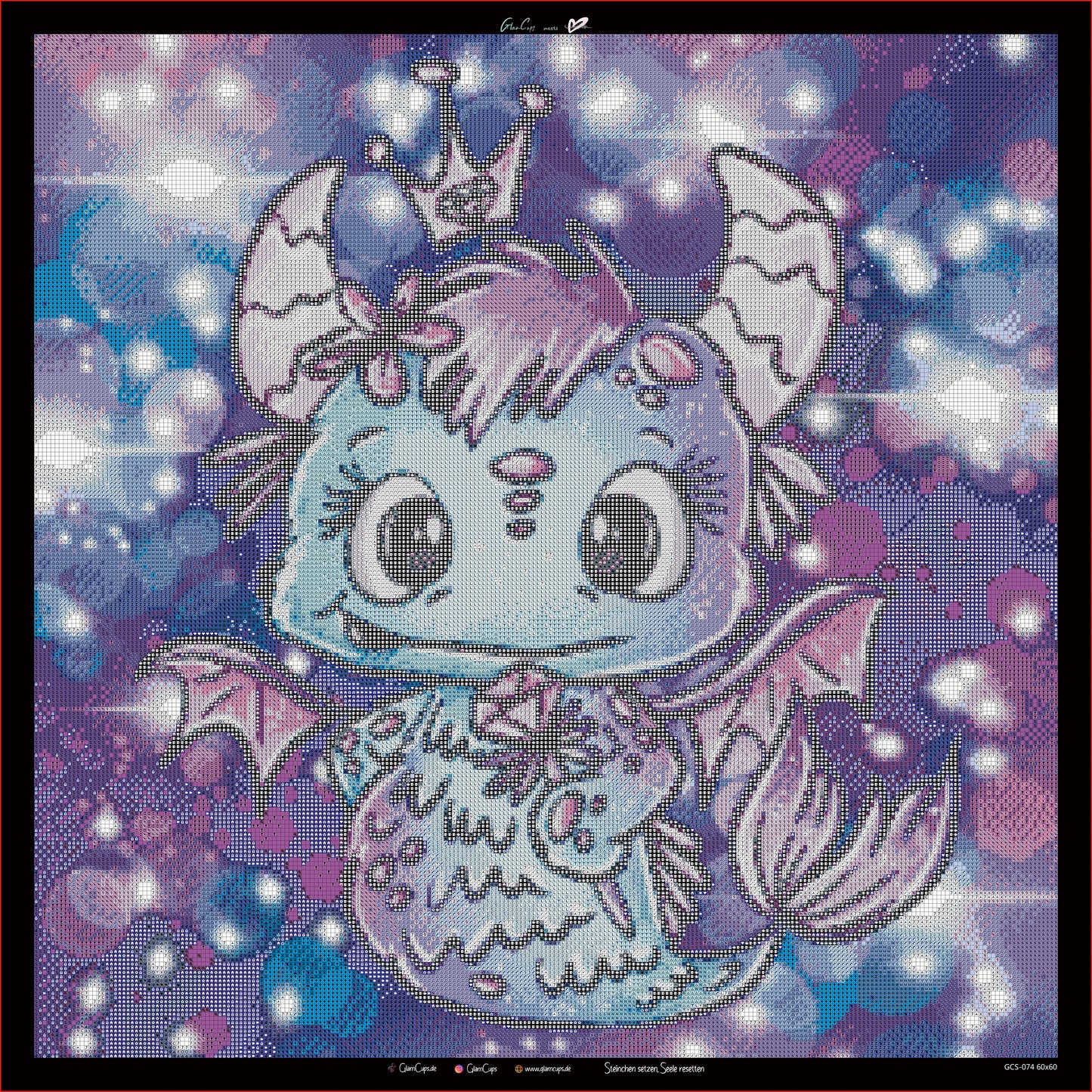 Diamond Painting " Sternflosse Nika" 60x60cm