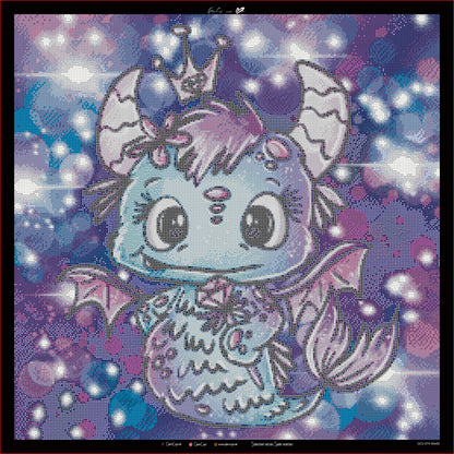 Diamond Painting " Sternflosse Nika" 60x60cm