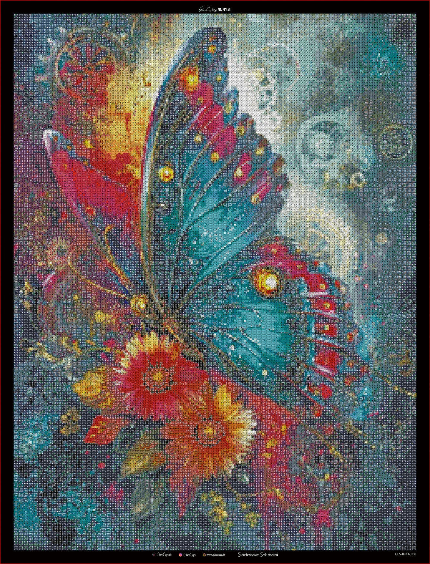 Vorbestellen: Diamond Painting "Metamorphosis" (60x80) by Anny.ai