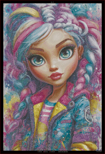 Diamond Painting "Sweet Rainbow by LEXXA" 60x90cm