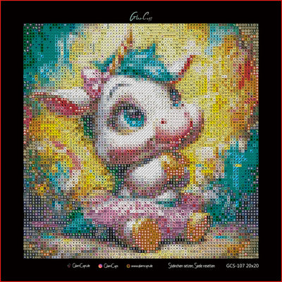 Vorbestellen: Diamond Painting "Gut genug Hörnchen" by Glammy 20x20cm