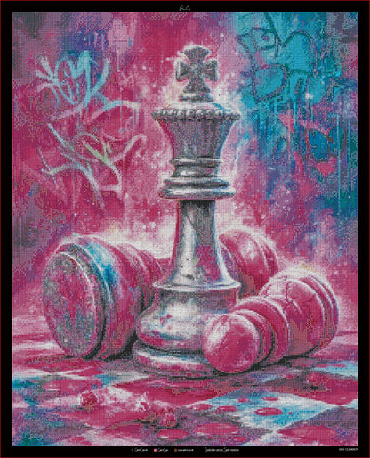 Diamond Painting "Schach Matt" (60x75) by Anny.ai
