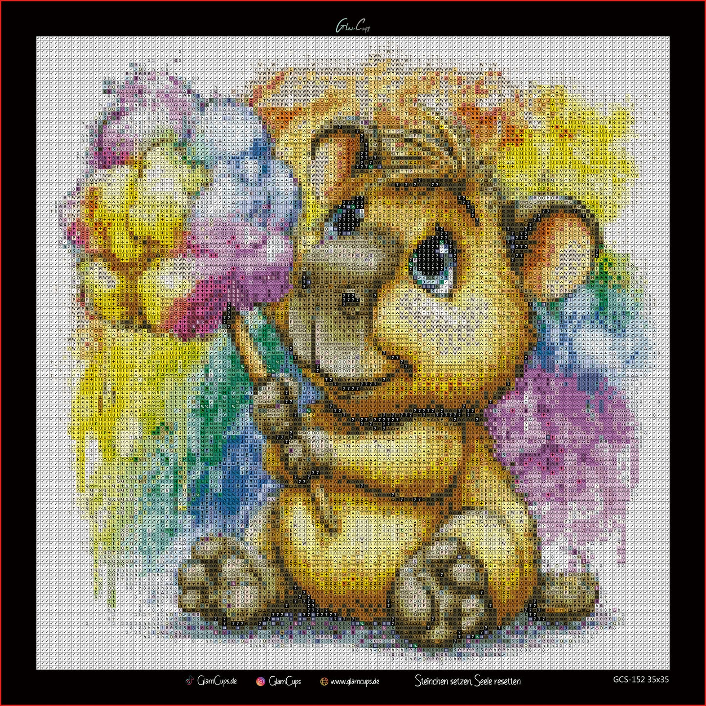 Vorbestellen: Diamond Painting "Capybara" by Lexxa 35x35cm