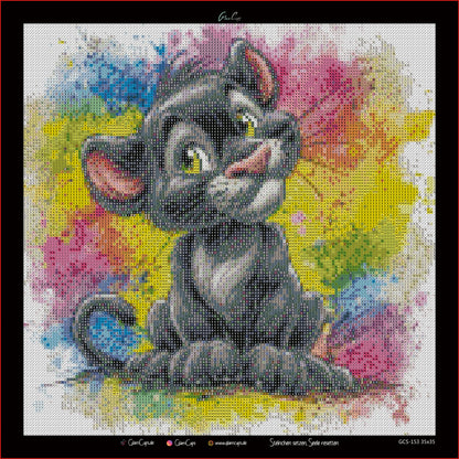 Vorbestellen: Diamond Painting "Panther" by Lexxa 35x35cm