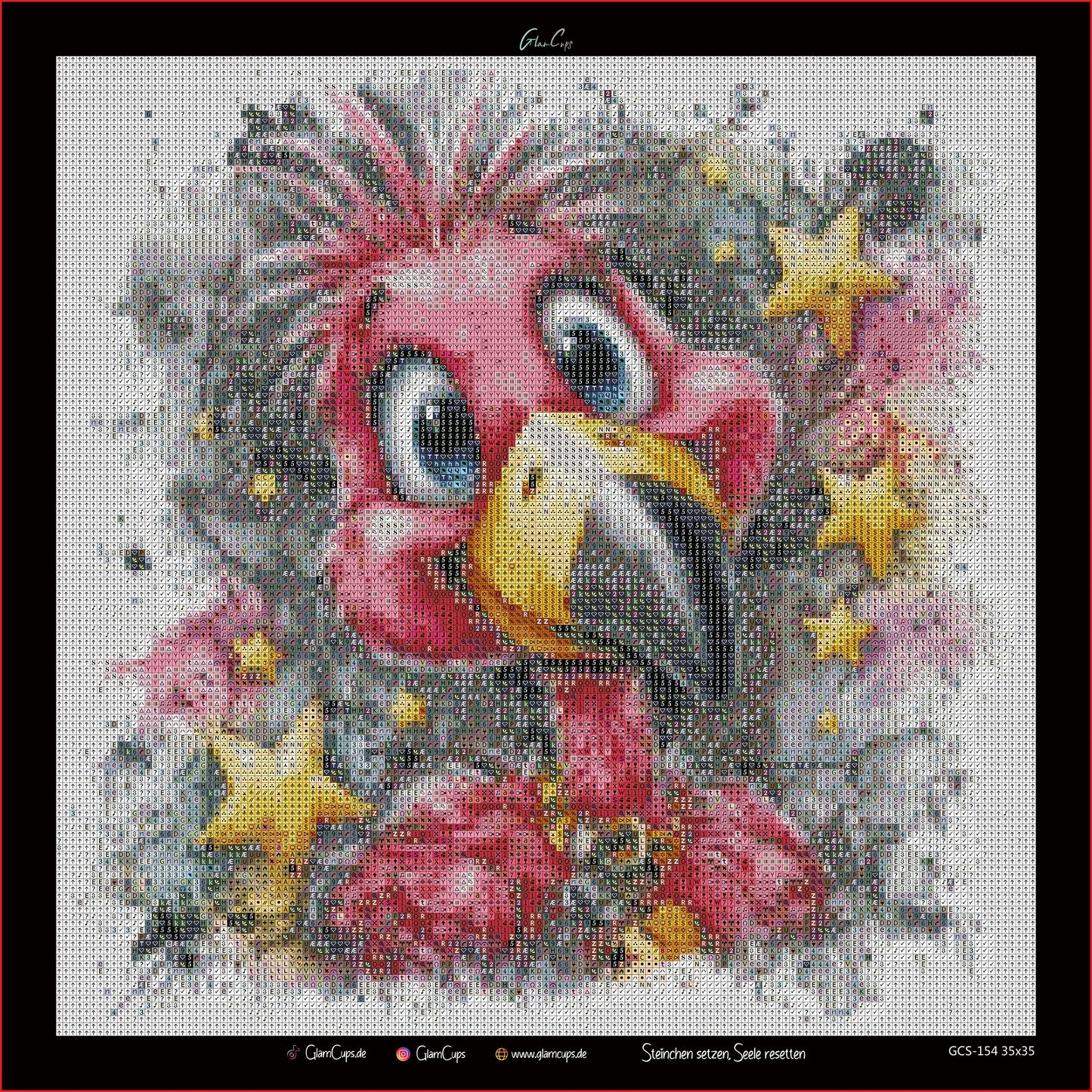 Vorbestellen: Diamond Painting "Flamingo" by Lexxa 35x35cm