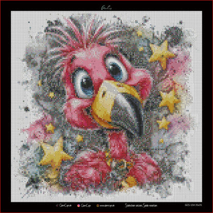 Vorbestellen: Diamond Painting "Flamingo" by Lexxa 35x35cm