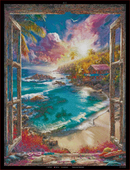 Diamond Painting "Fernweh" (60x80)