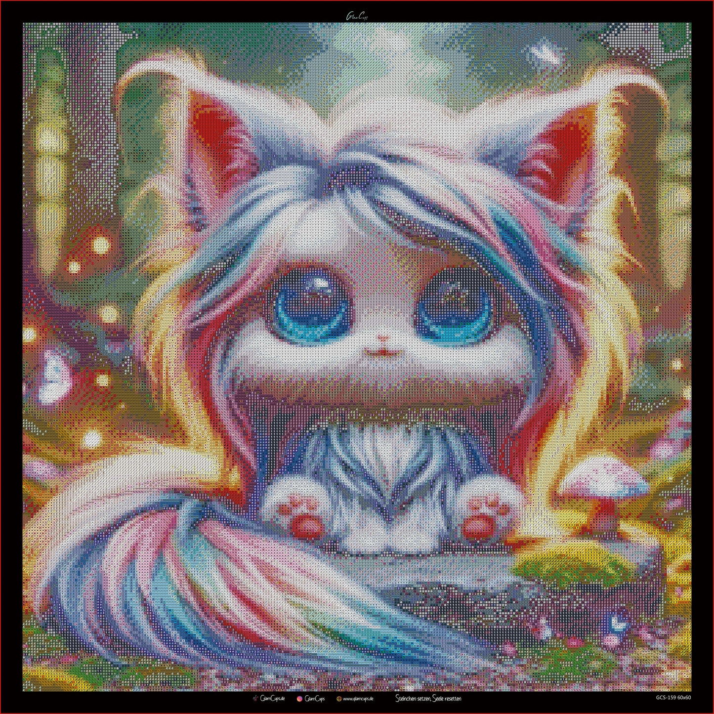 Vorbestellen: Diamond Painting "Fluffel" (60x60) by Lexxy.ai