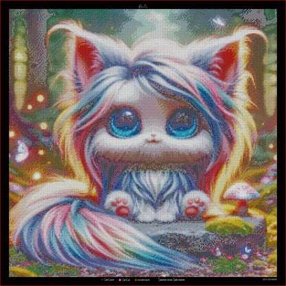 Vorbestellen: Diamond Painting "Fluffel" (60x60) by Lexxy.ai