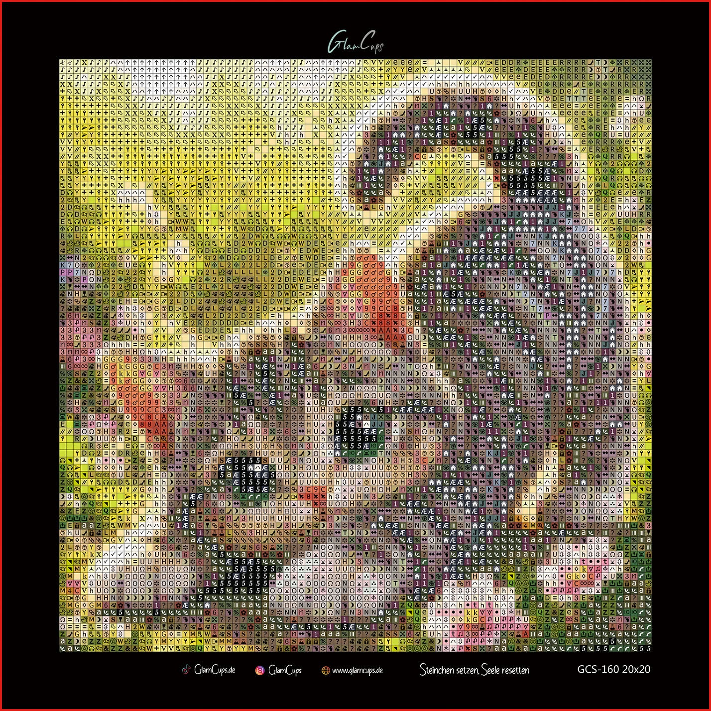 Vorbestellen: Diamond Painting "Katzenglück" by Glammy 20x20cm