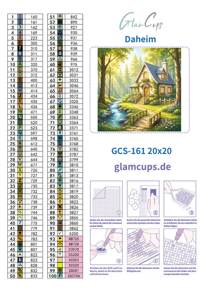 Vorbestellen: Diamond Painting "Daheim" by Glammy 20x20cm