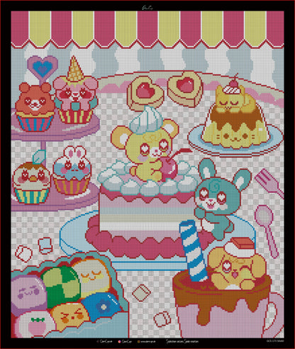 Diamond Painting Art Edition "Sweets by Ysavicta"  50x60cm