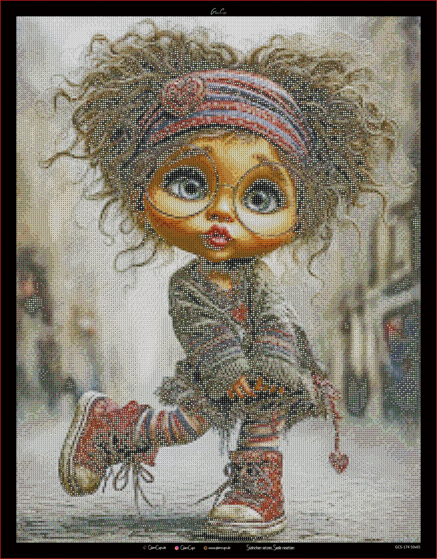 Diamond Painting "Chaos Charlotte " (50x65) by Glammy