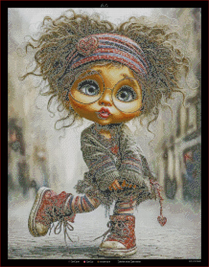 Diamond Painting "Chaos Charlotte " (50x65) by Glammy