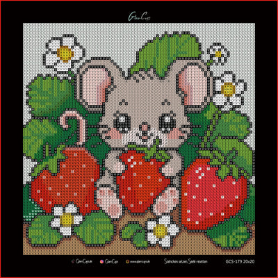 Vorbestellen: Diamond Painting "Maus" by Glammy 20x20cm