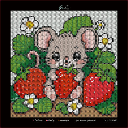 Vorbestellen: Diamond Painting "Maus" by Glammy 20x20cm
