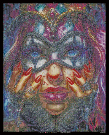Vorbestellen: Diamond Painting "Masquerade " (60x75) by Anny.ai