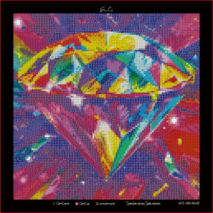 Diamond Painting "Diamond" (28x28) by Trible C Design