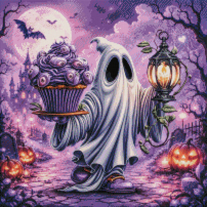 Diamond Painting "Ghosty" (50x50) by Trible C Design