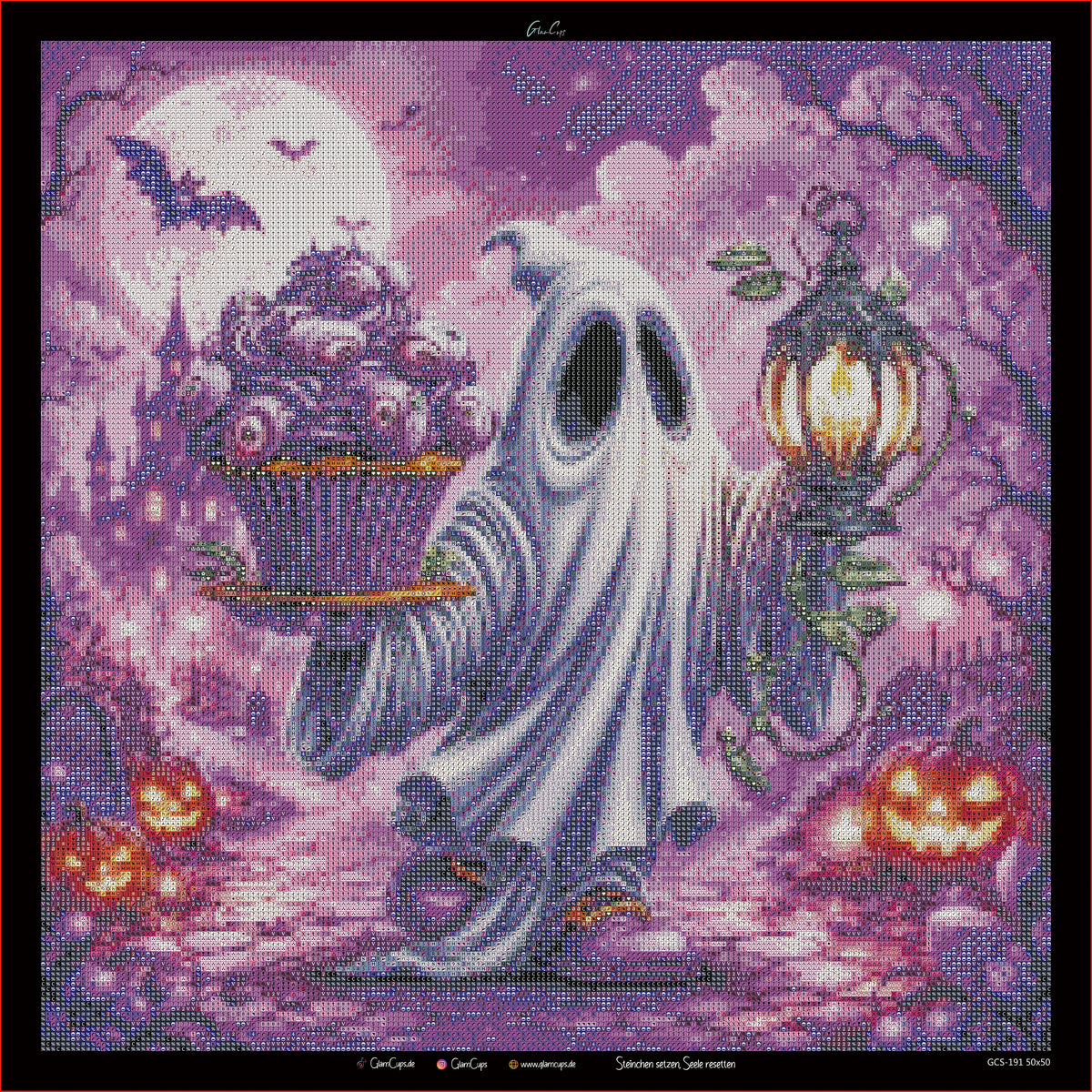 Diamond Painting "Ghosty" (50x50) by Trible C Design