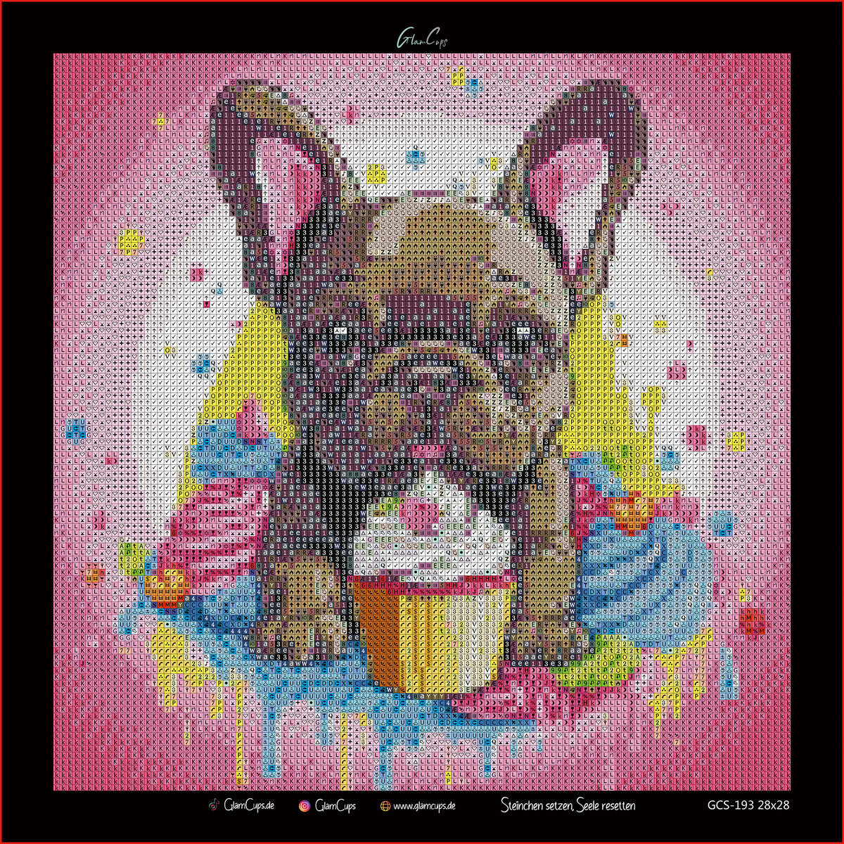Diamond Painting "French Cake" (28x28) by Trible C Design