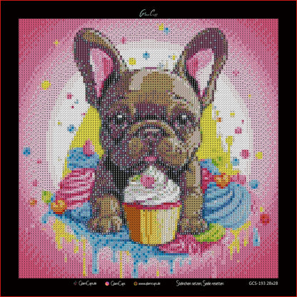 Diamond Painting "French Cake" (28x28) by Trible C Design