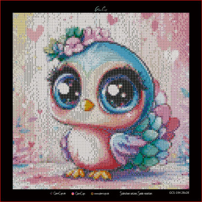 Diamond Painting "Piepmatz" (28x28) by Tribls C Design