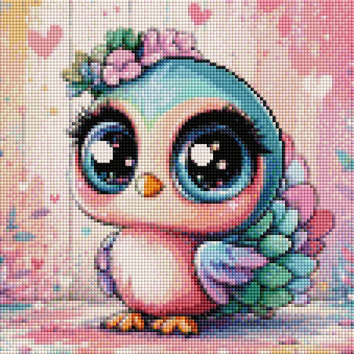 Diamond Painting "Piepmatz" (28x28) by Tribls C Design
