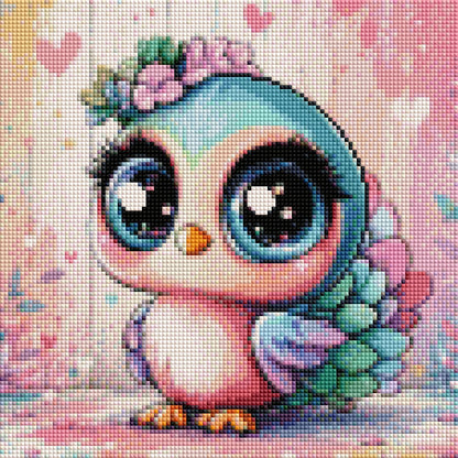 Diamond Painting "Piepmatz" (28x28) by Tribls C Design