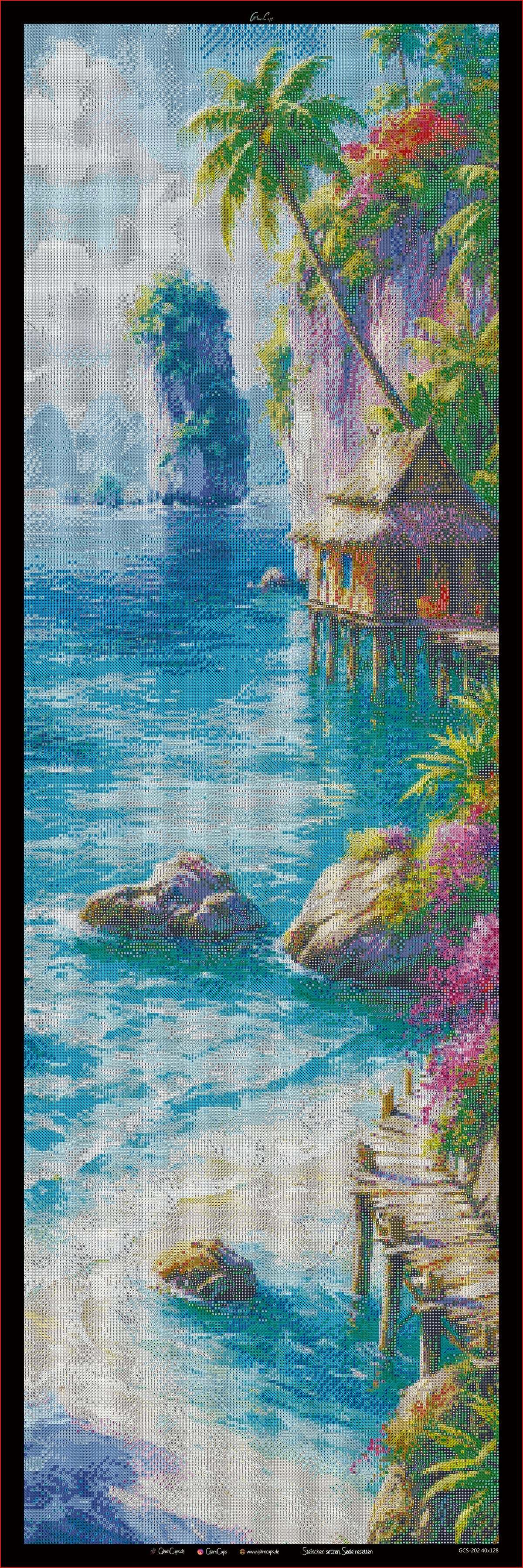 Diamond Painting "Beautiful Bay" (40x128)