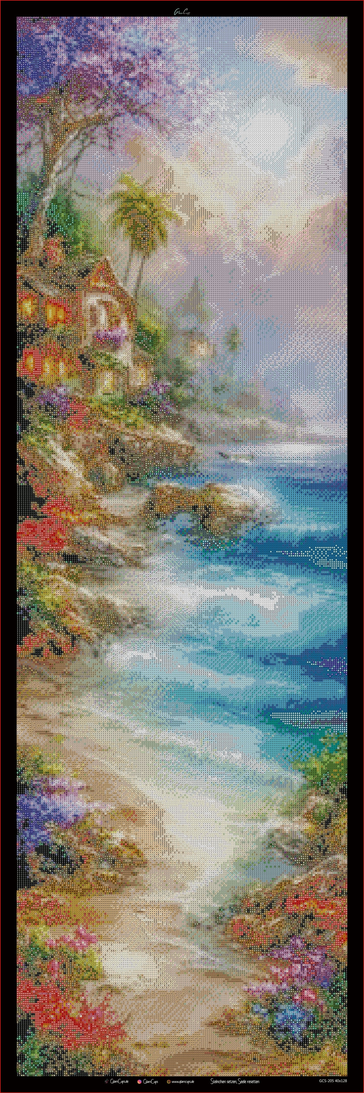 Diamond Painting "Ocean Vibes" (40x128)