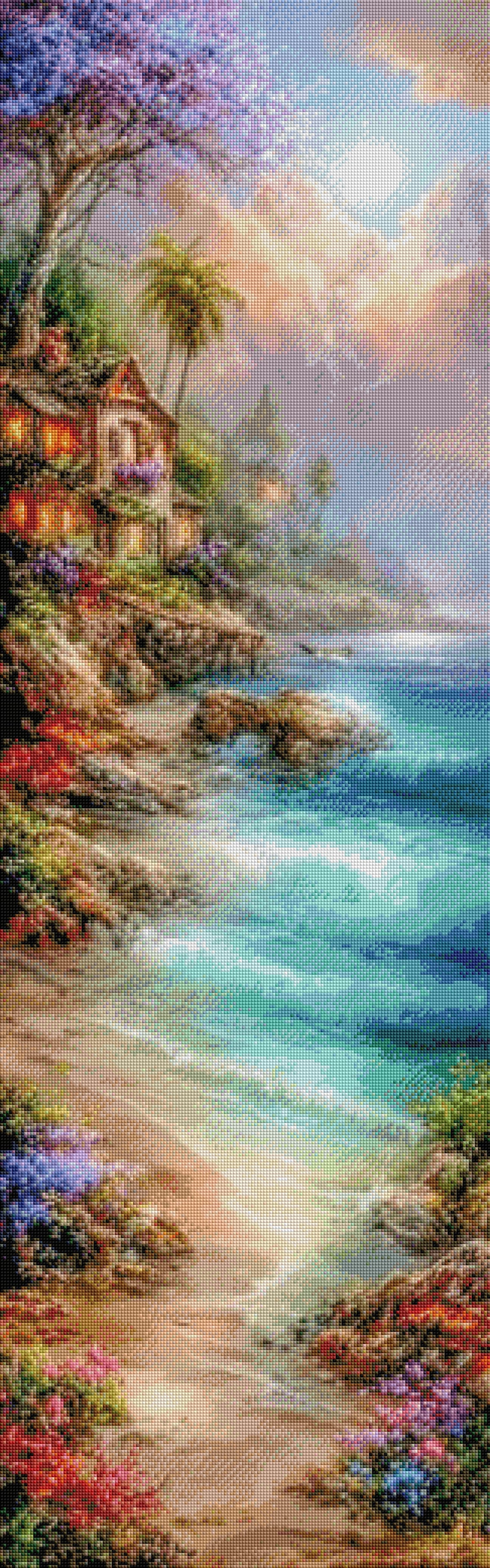 Diamond Painting "Ocean Vibes" (40x128)